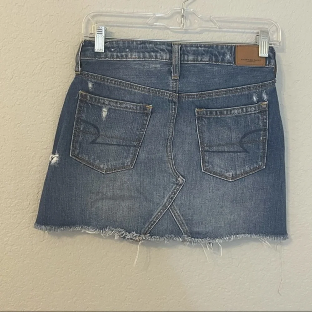 American Eagle Hi Rise Festival‎ Mini Jean Skirt